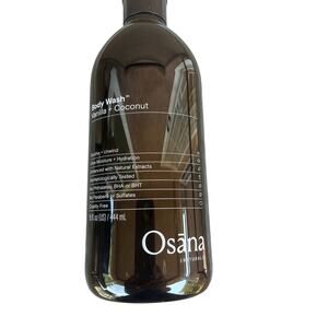 Osana Naturals Body Wash Vanilla + Coconut Ultra Moisture 15oz 444mL NEW